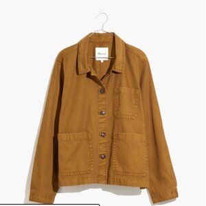 NWT Madewell Garment-Dyed Ashwood Chore Coat: L